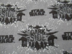 Star Wars ” The Last Jedi” DARK SIDE Flannel Cotton Fabric 33″ X 42″W NEW