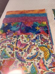 12 FQ Vintage Laurel Burch 100% Cotton Fabric Bundle