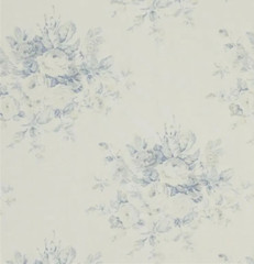 DESIGNERS GUILD/RALPH LAUREN CURTAIN FABRIC Wainscott Floral 6.4 METRES CAMBRAY