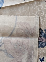 VTG Fabric Stanley King Studio Glazed Chintz Upholstery Teflon Sconset Rose 90s