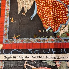 23 x 44 Fabric Panel By Robin Betterley Angels Watching Over Me Wilmington Print