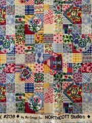 Cute as a Button by Ro Gregg for Northcott Green Cotton Fabric BTY