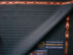 97% SUPER 150’s WOOL WORSTED & 3% CASHMERE SUITING FABRIC MADE IN ENGLAND =3.4 m