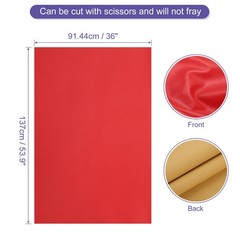 1 Yard PU Synthetic Leather for Faux Leather Material, Red