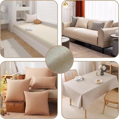 Durable 1.2mm Thick Heavy Linen Fabric 40x57in – Ideal for Home Decor Projects