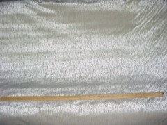 1-3/4Y Robert Allen Beacon Hill 219012 Graphic Grid Silver Upholstery Fabric