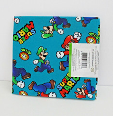 Super Mario Luigi Fat Quarter Blue 100% Cotton Quilting Crafting