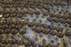 One Yard Cut Of Couture Beaded Fabric