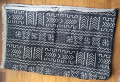 COVINGTON IMANI SMOKE GRAY TRIBAL GEOMETRIC COTTON MULTIUSE FABRIC BY YARD 54″W