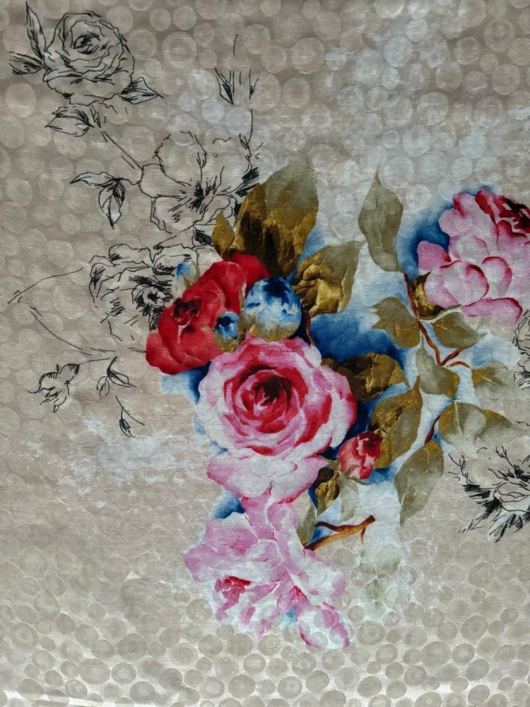 Authentic and rare Top Italian designer luxury dress fabric. Made in Italy