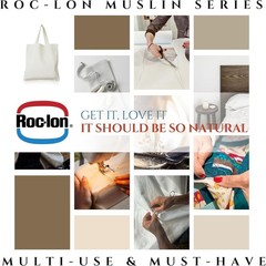 ROC-lon® 100% Cotton 44/45″ Wide Woven Ticking Fabric for Sewing Quilt Craft …