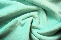 1+ Yard Mint Green Single Sided Plush Minky Fabric 54″ X 60″