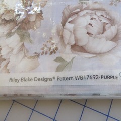 3 Yards Long, Renew Purple Floral ~ 108″ Wide Quilt Backing Width By Riley Blake