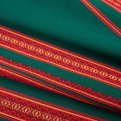 Decorative Tablecloth Ukrainian Green Red Rectangular Ester Gift