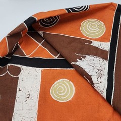 Quilting Craft Fabric Batik Cotton Panel African Animal Safari Themed 82″x60″