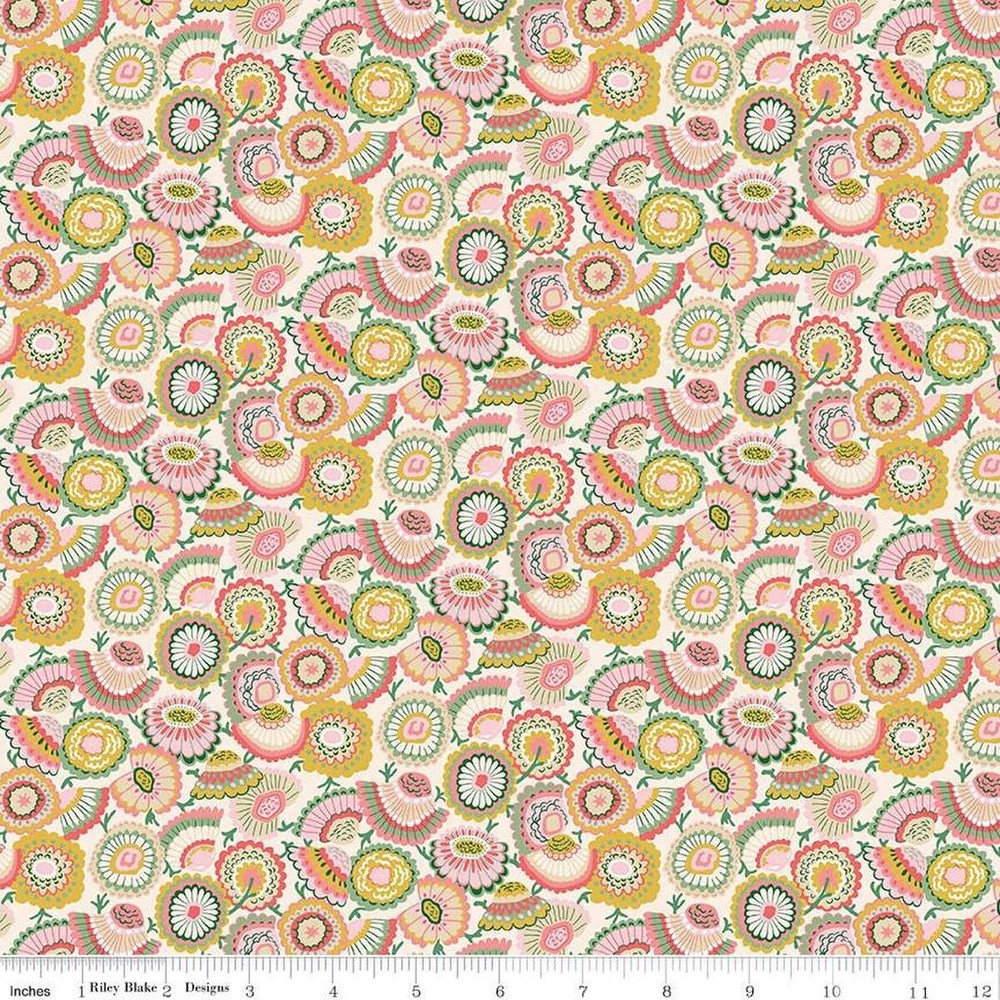 1/4 Yard Liberty Fabrics Flower Shop Lasenby Bloom C Quilt Cotton