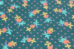1930s Reproduction Fabric Cotton Quilt Green Hues Tiny Flowers 42×1/2 yd CHOICE