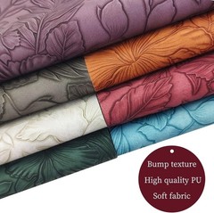 8.2×11.8 Inch Faux Leather Craft Sheets – 7 Pcs Floral Design for DIY Projects