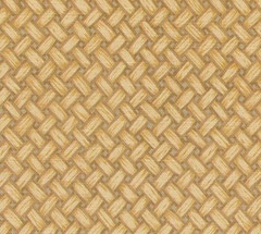 MULBERRY CURTAIN/UPHOLSTERY FABRIC DESIGN Basketweave 5.9 METRES OCHRE COTTON
