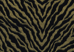 1 Sample Designer Fabric Black Gold Animal Print Woven Drapery Upholstery