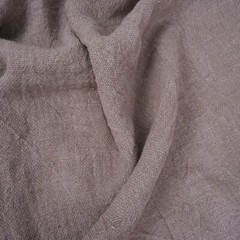 HEAVY Pure 100% LINEN – Natural Fabric 350gsm European flax – WASHED WIDE