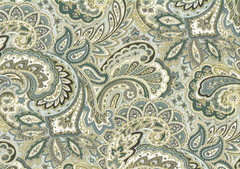 6 Yds Mill Creek Fabric Morelia Pebble Paisley Cotton Drapery Upholstery