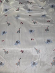 POP Nursery Soft & Minky Fabric Elephant, Giraffe, Lady Bug 100% Polyester 2 yds