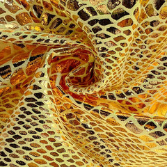 ONEART, Snake Skin Texture Faux Leather Fabric 54″ Wide