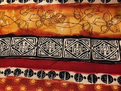 African theme Rayon Fabric 56″ W x 3.25 yards Printmaker International