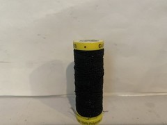 Gutermann Elastic Thread 11 Yards-Black Black