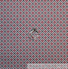 BonEful Fabric FQ Cotton Quilt White Gray Red B&W Dot Stripe Flower Gingham Xmas