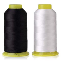 T70#69 Bonded Nylon Sewing Thread – 1500 Yard Spool T70 #69 210D/3, White