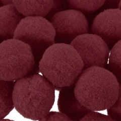 Pom Felt Balls Fabric 1cm 10mm Maroon for Crafts Project DIY 100 Pcs
