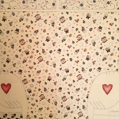 Dianna Marcum for Marcus Brothers Snow Buddies Vest Panel One Size Cream/Ivory