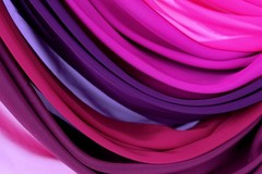 Vivid Berry Chiffon Fabric by the Yard, Sheer Polyester Chiffon for Eveningwear