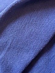 66″by 1.3 Yd. 100% Cotton Thick Heavy French Terry Tube Fabric Violet Preshrunk