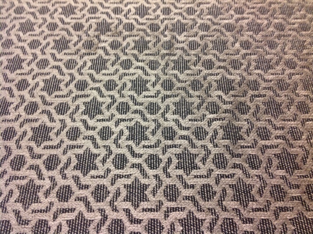 Osborne & Little Geometric Upholstery Fabric- Chitera Taupe 5.0 yd (F6403-02)