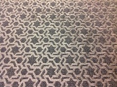 Osborne & Little Geometric Upholstery Fabric- Chitera Taupe 5.0 yd (F6403-02)