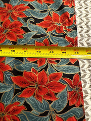 FESTIVE HOLIDAY CHRISTMAS POINSETTIA 100% COTTON MODA FABRIC – Quilting, Crafts