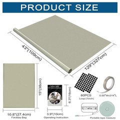 Faraday Fabric,Faraday Cloth 43”x129” with Faraday Bags and Faraday Tape,Mili…