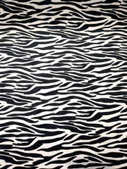 Black White ZEBRA STRIPE Minky Fabric by YARD African Animal Pattern Safari 58″W