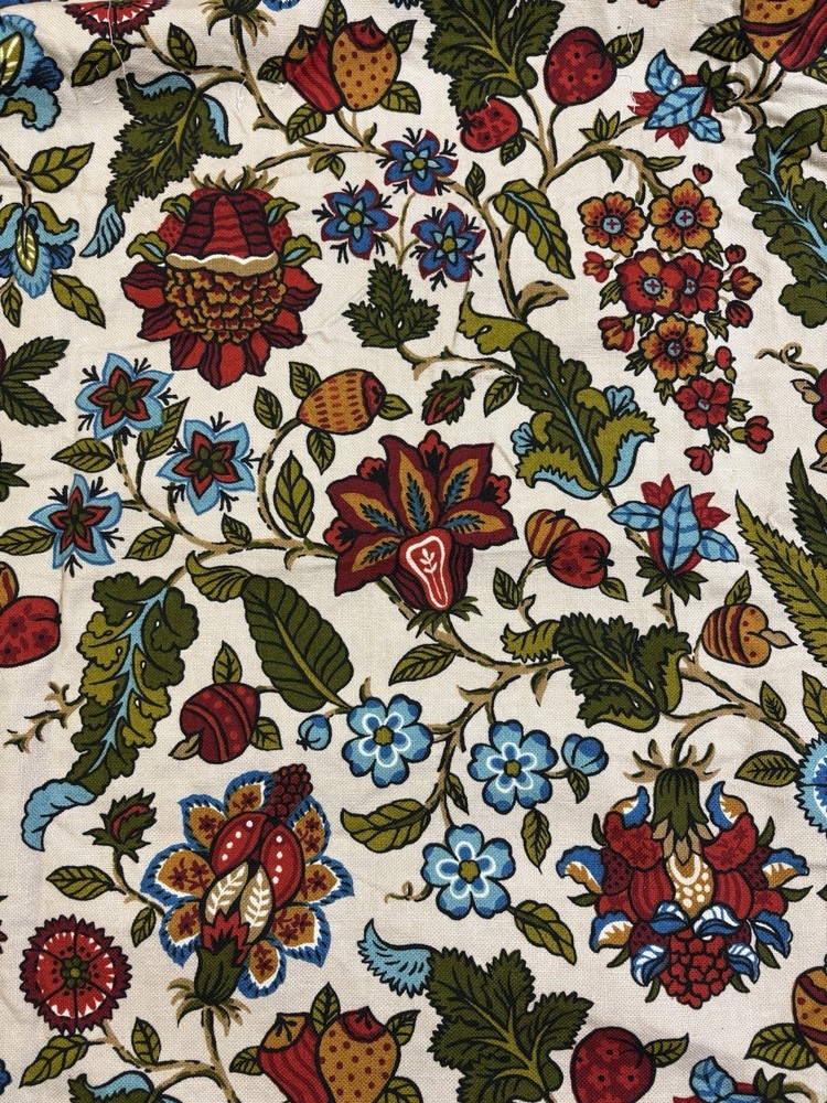 Upholstery Weight Fabric, 204” Wide By 84” Long, Four 51” Wide Sections, VGC