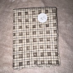 Vintage Fabric Lot Plaid Check Homespun Quilt Cotton Remnants