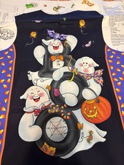 SEWING HALLOWEEN PROJECTS: APRONS, VEST*EXTRAS W/INSTRUCTIONS*NEW