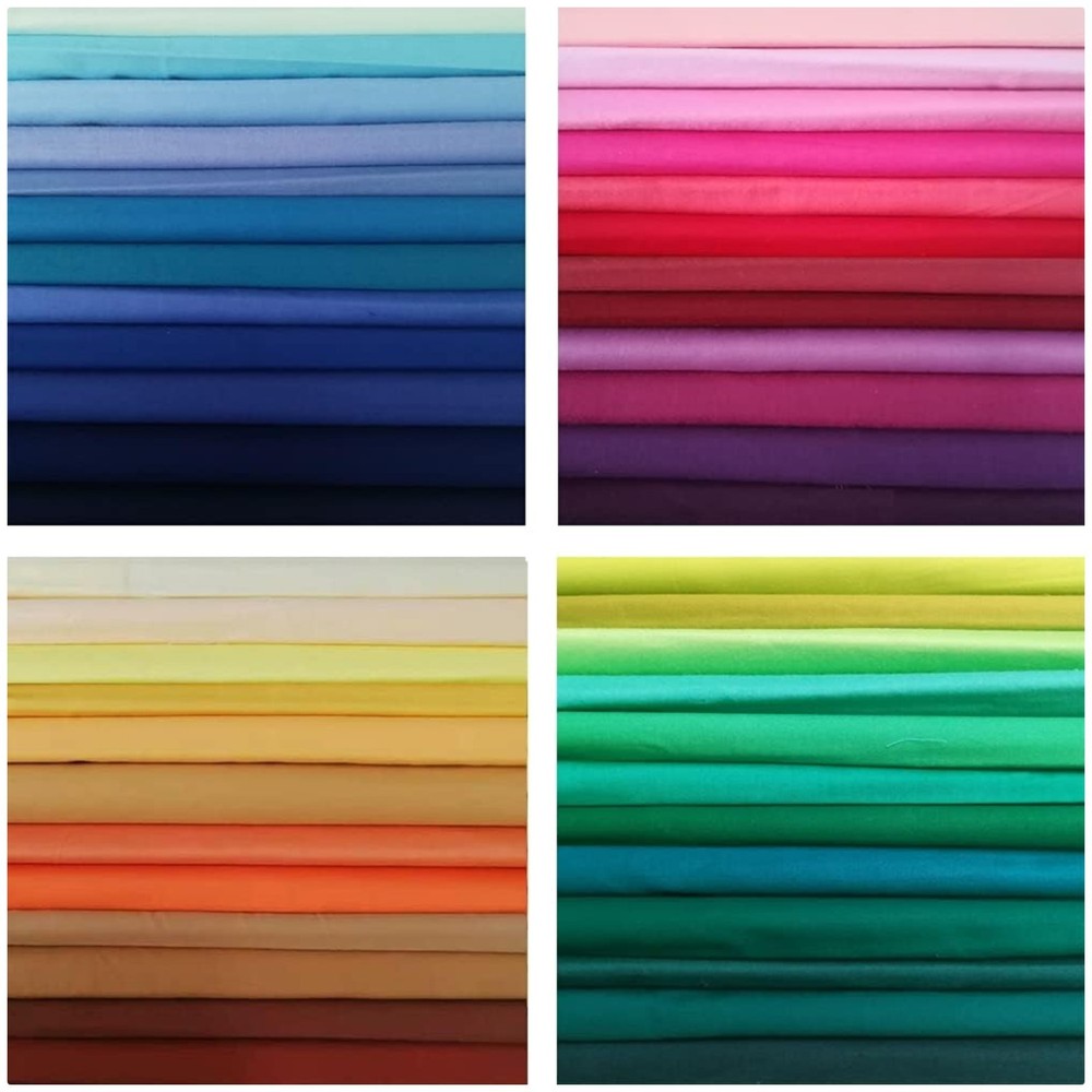 50 PCS Cotton Fabric Squares 12″x12″ Sewing Quilting Bundle