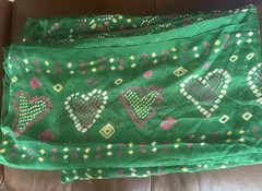 Fabric From India Lot Approximately 12lbs 18 Large Pieces Multicolor