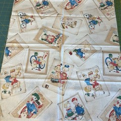 Mabel Lucie Attwell Baby Girl Boy Child Tossed 1.5 Yard Bundle