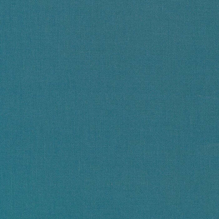Kona Cotton Solid – Teal Blue (K001-1373) from Robert Kaufman by the HALF YARD