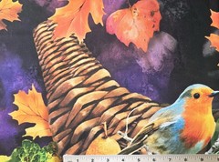 Quilting Treasures – Cornucopia Harvest Quilting And Crafting Fabric Panel 44×36