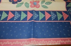 Vintage Springs Industries Fabric I Love Country 8 Lg Squares Pattern 6594